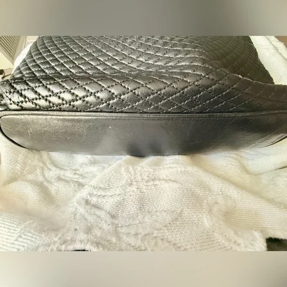 Bally Black Quilted Tote Bag with Gold Accents - Picture 6 of 12